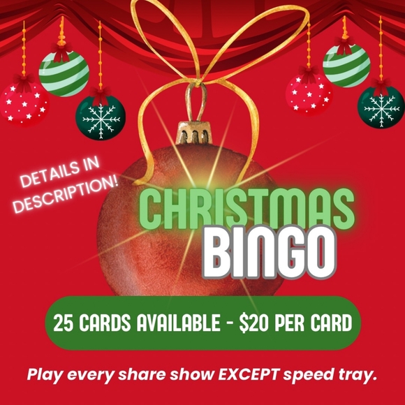 Other - Christmas Bingo - Bingo Winners win choice